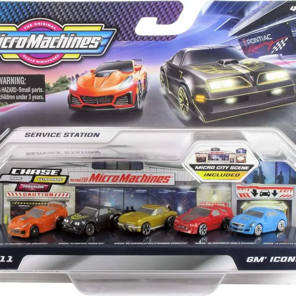 UCC Distributing Micro Machines Mini Vehicle 5-PC GM Icons UCC Distributing Micro Machines Mini Vehicle 5-PC GM Icons