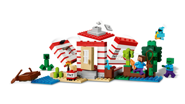 LEGO Minecraft The TNT Jungle House 21275 available at Blossom