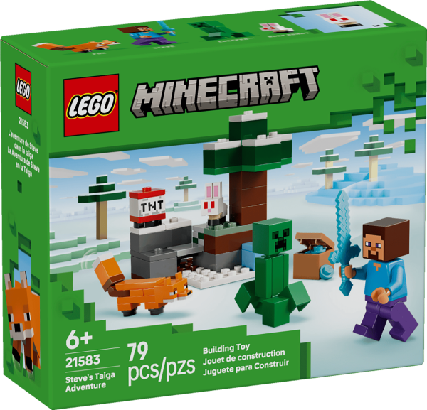 Minecraft Steve's Taiga Adventure 21583 from LEGO