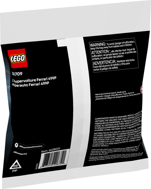 Speed Champions Ferrari 499P Hypercar 30709 made by LEGO