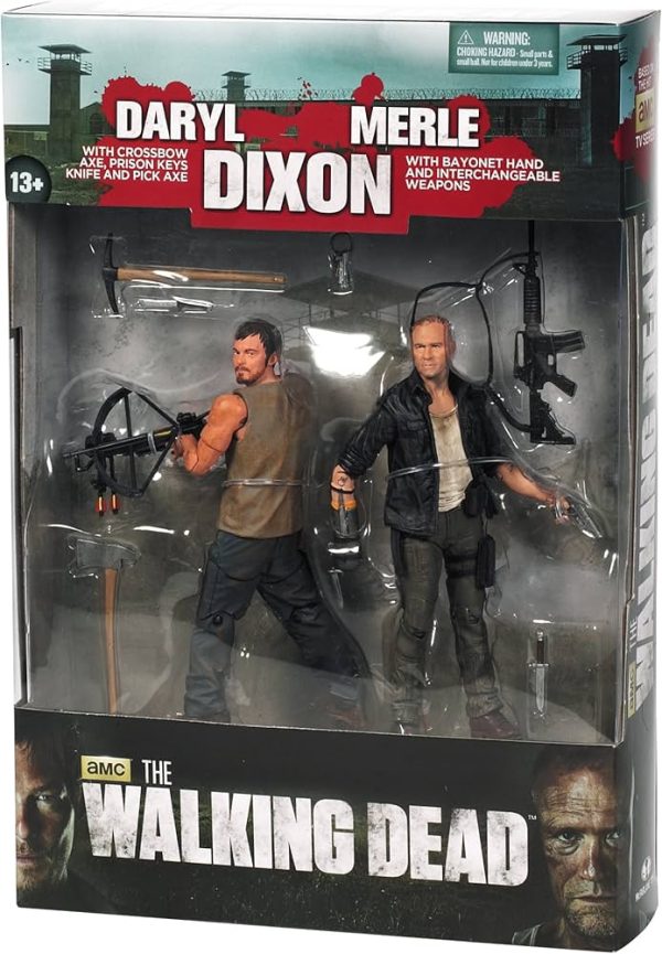 McFarlane Toys The Walking Dead Daryl & Merle Dixon (2 Pack) TV Series 4
