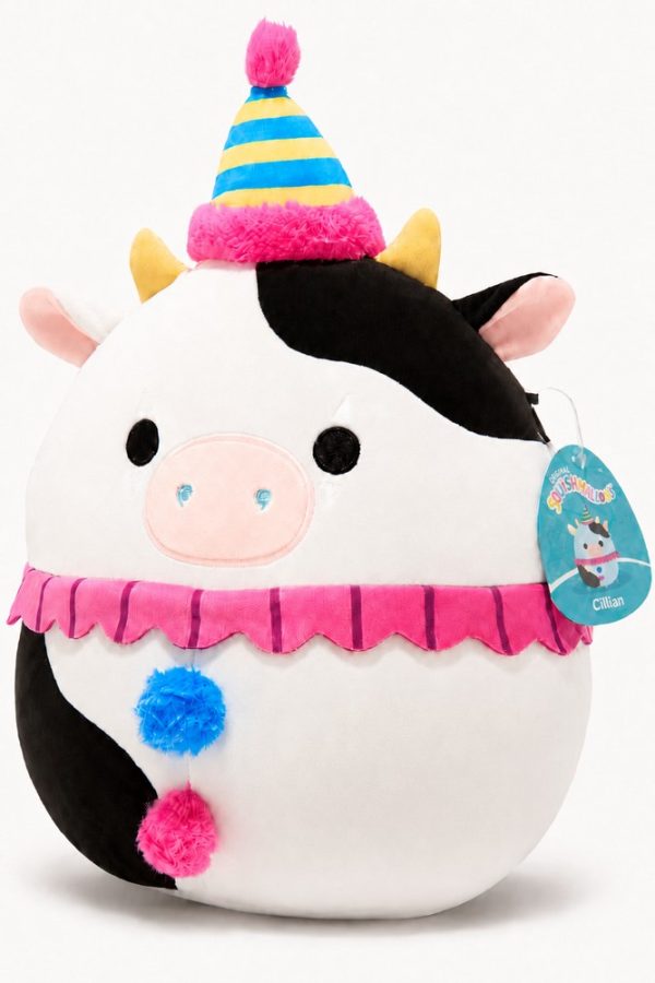 Squishmallows Cillian the Clown Cow 12 Inch