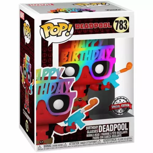Funko Birthday Glasses Deadpool #783 Funko POP! Target Exclusive Funko Birthday Glasses Deadpool #783 Funko POP! Target Exclusive