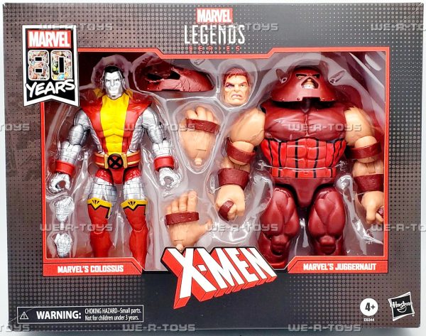 Marvel Legends Colossus & Juggernaut : Marvel 80th Anniversary