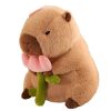 Capybara 9" Kawaii Plush with Flower from Showcase