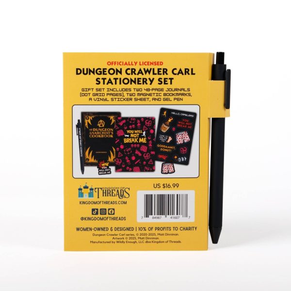 Kingdom of Threads Compensated Anarchist Gift Set Dungeon Crawler Carl Books