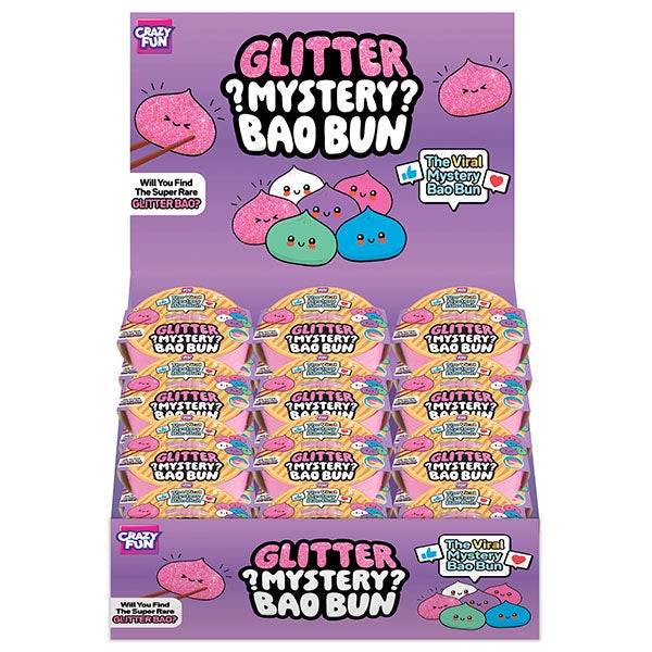 Crazy Fun Official Mystery Glitter Bao Bun Dumpling Rare Chase from Showcase