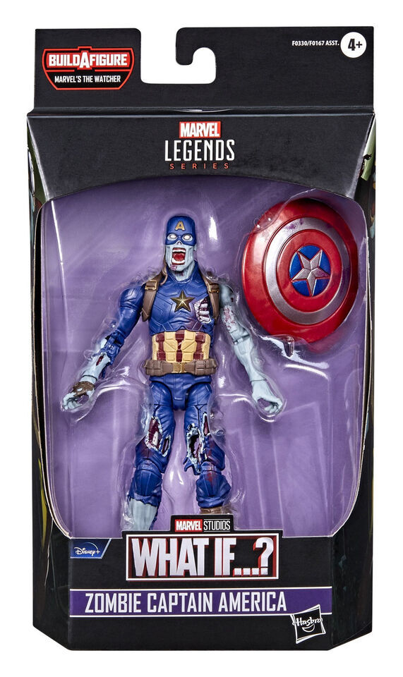 Marvel Legends Zombie Captain America BAF Marvel's The Watcher