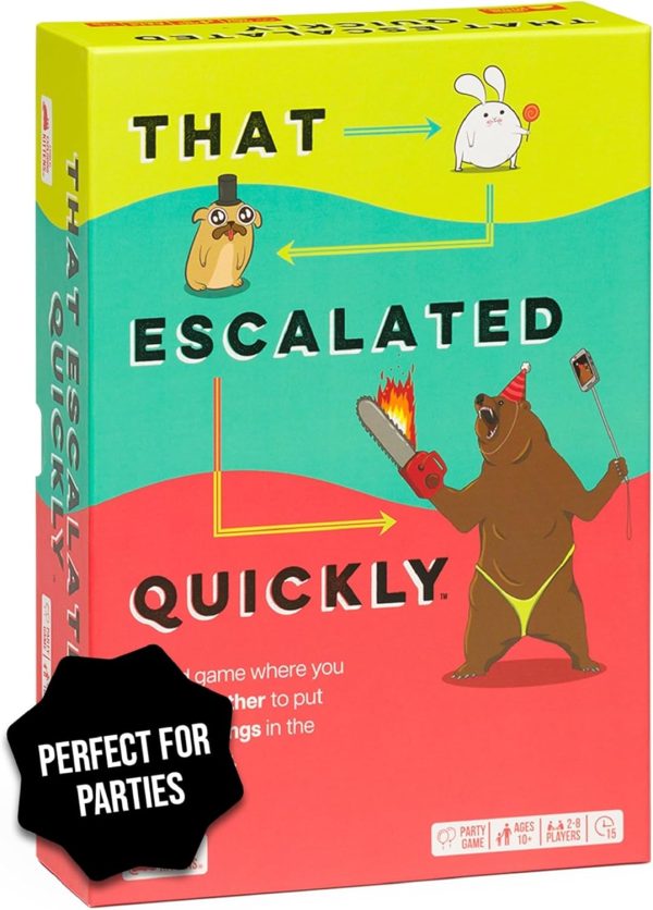 ASMODEE That Escalated Quickly Cooperative Card Game by Exploding Kittens