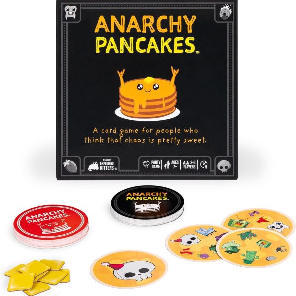 ASMODEE Anarchy Pancakes Matching Game by Exploding Kittens ASMODEE Anarchy Pancakes Matching Game by Exploding Kittens