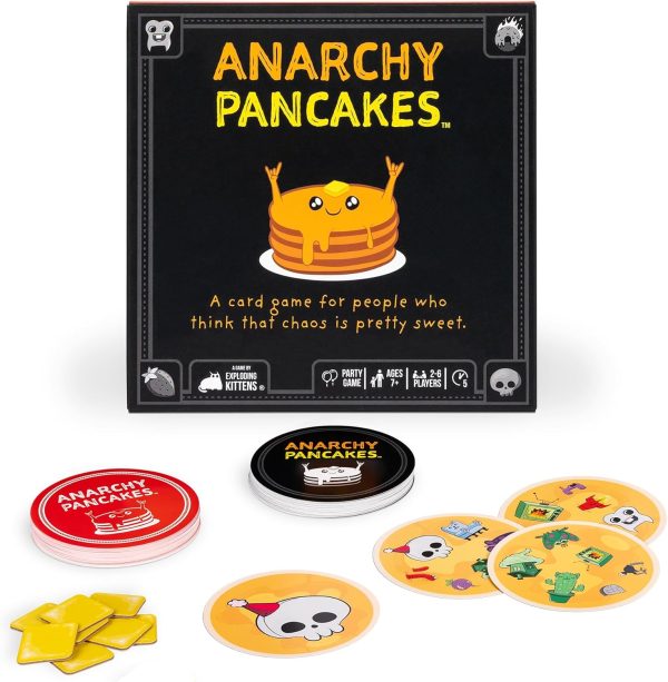 ASMODEE Anarchy Pancakes Matching Game by Exploding Kittens