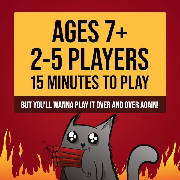 ASMODEE Exploding Kittens Original Edition Card Game