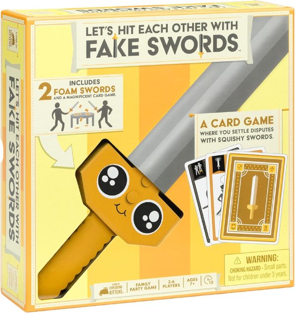 ASMODEE Let's Hit Each Other With Fake Swords: A Sword Fighting Card Game