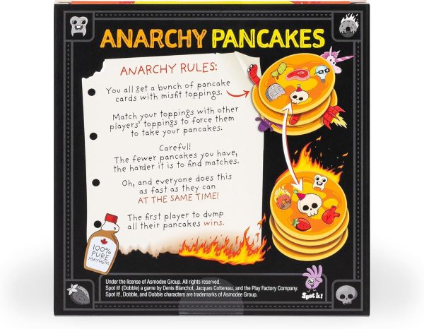 ASMODEE Anarchy Pancakes Matching Game by Exploding Kittens