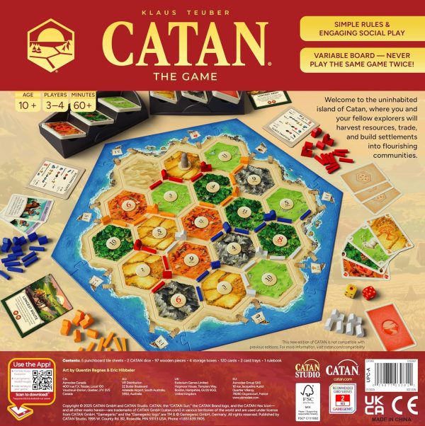 CATAN: The Game Classic Strategy Board Game made by ASMODEE