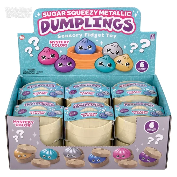 Sugar Squeezy Metallic Surprise Dumplings 3 Inch from Toy Network