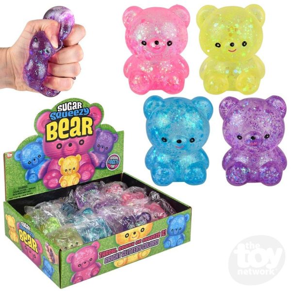 Toy Network Squeezy Sugar Bears 3 Inches Assorted Colors