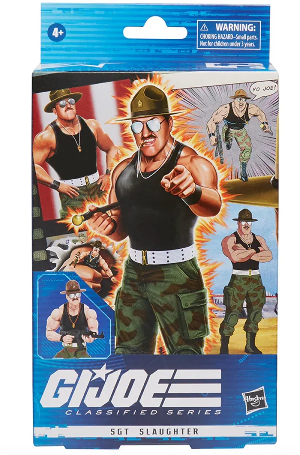 Hasbro G.I. Joe Sgt Slaughter Cardboard Classified Series 53