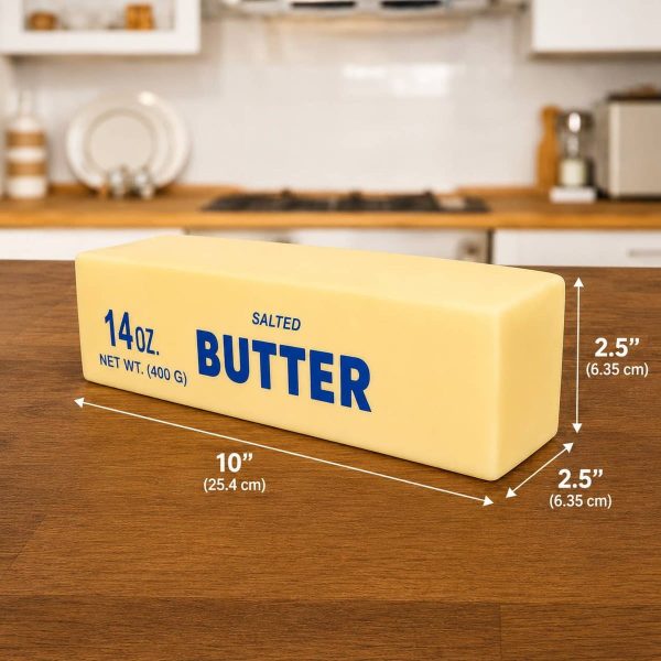 Showcase Taba Squishy Giant Salted Butter Stick 10 Inch Toys