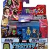 Diamond Select Toys Gamora & Rocket With Groot Mini Mates