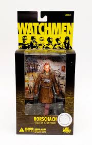 Rorschach Watchmen Series 1 Toys R' Us Exclusive Unmasked Variant