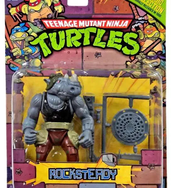 tmntrocksteadyclassic Playmates Rocksteady Classic "1988" Flair TMNT Nickelodeon Ninja Turtles