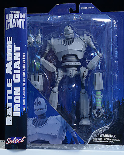 Diamond Select Toys Iron Giant Hogarth Light Up OOP Cartoon Movie