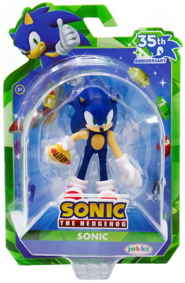 Sonic the Hedgehog 2.5in Sonic Figure Wave 24 (35th Anniversary) from JAKKS Pacific