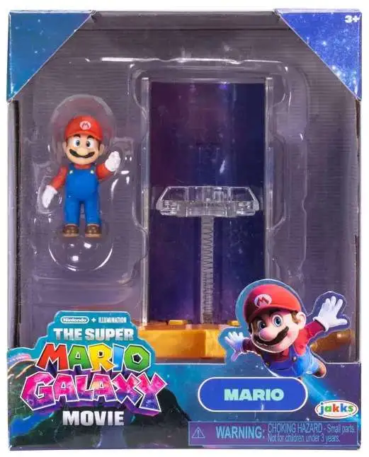 The Super Mario Galaxy Movie Feature Figure Wave 1 Mario 1.5 Inch made by JAKKS Pacific