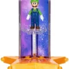 JAKKS Pacific The Super Mario Galaxy Movie Feature Figure Wave 1 Luigi 1.5 Inch