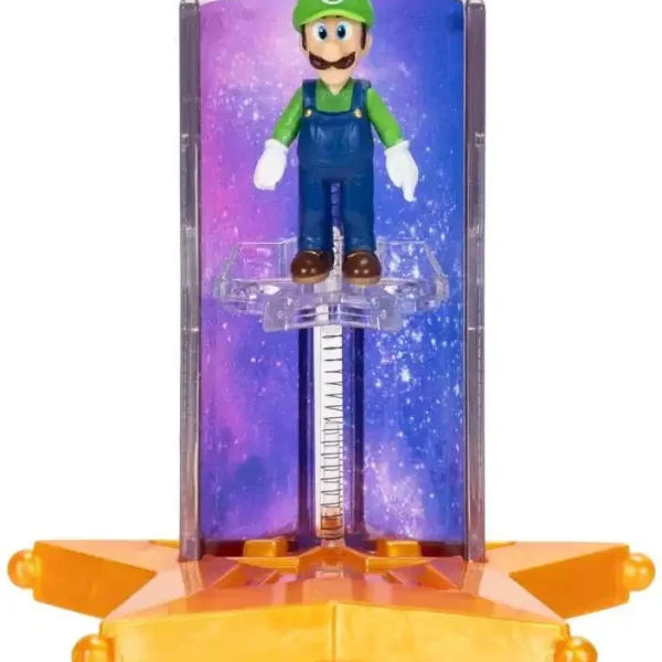 JAKKS Pacific The Super Mario Galaxy Movie Feature Figure Wave 1 Luigi 1.5 Inch JAKKS Pacific The Super Mario Galaxy Movie Feature Figure Wave 1 Luigi 1.5 Inch