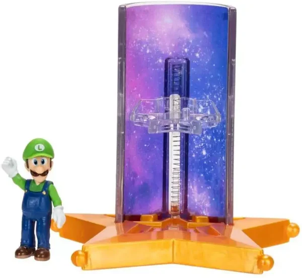 The Super Mario Galaxy Movie Feature Figure Wave 1 Luigi 1.5 Inch from JAKKS Pacific