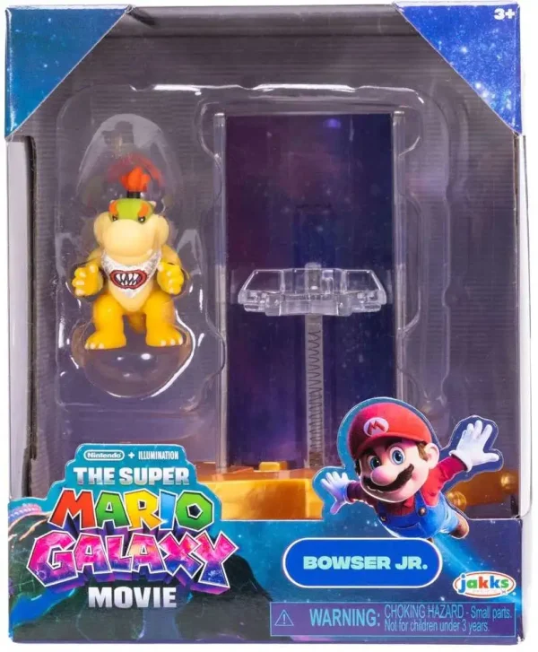 The Super Mario Galaxy Movie Feature Figure Wave 1 Bowser Jr. 1.5 Inch made by JAKKS Pacific