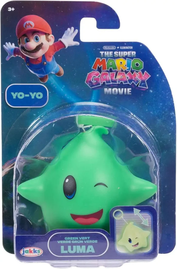 JakKS Pacific The Super Mario Galaxy Movie Colored Luma Yo-Yo in Green