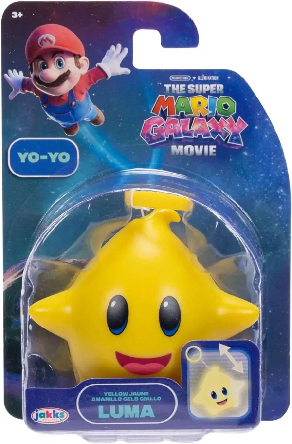 JakKS Pacific The Super Mario Galaxy Movie Colored Luma Yo-Yo in Yellow