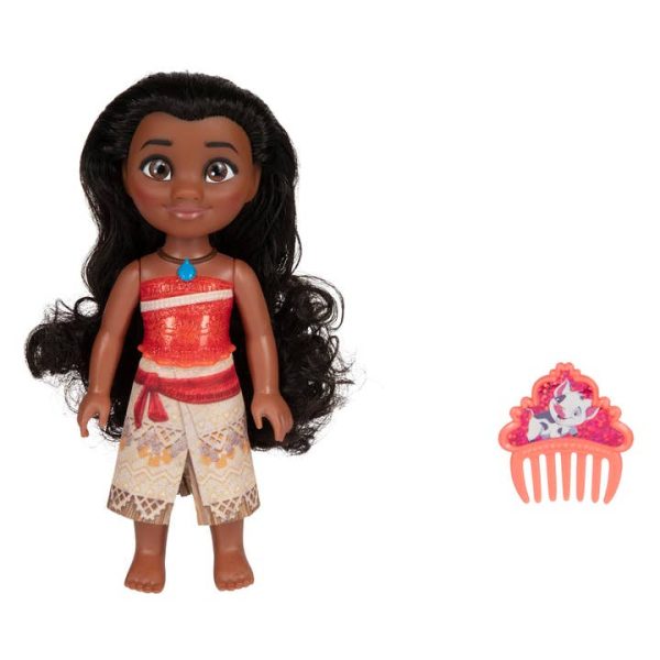 JAKKS Pacific Disney Moana Petite Doll with Molded Bodice & Comb 6 Inch JAKKS Pacific Disney Moana Petite Doll with Molded Bodice & Comb 6 Inch