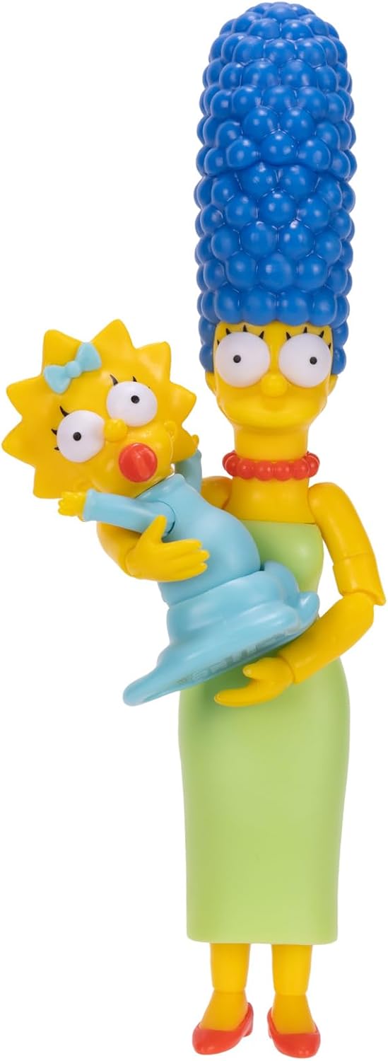 JAKKS Pacific The Simpsons 5 Inch Marge & Maggie Figures Wave 3
