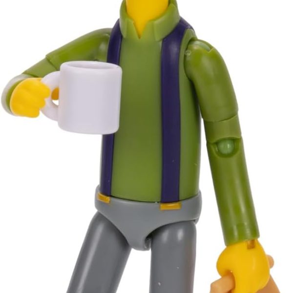 JAKKS Pacific The Simpsons 5 Inch Lenny FIgure Wave 3 JAKKS Pacific The Simpsons 5 Inch Lenny FIgure Wave 3