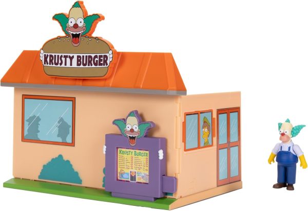 The Simpsons Krusty Burger Diorama Playset 2.5 Inch from JAKKS Pacific
