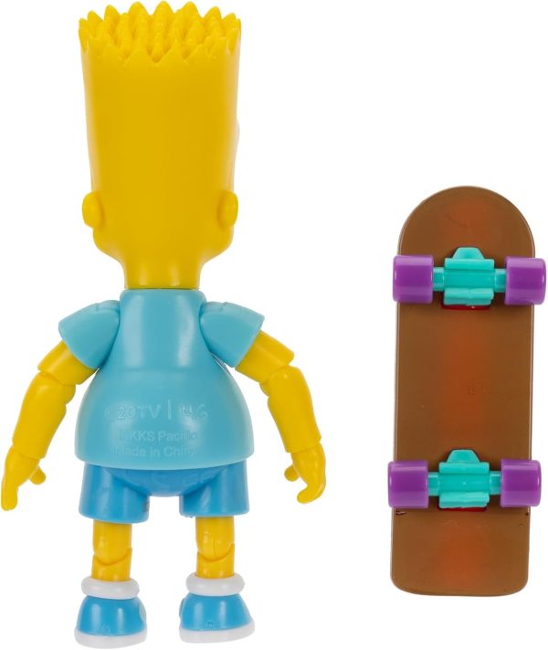 The Simpsons 5 Inch Bart Figure Wave 4 made by JAKKS Pacific