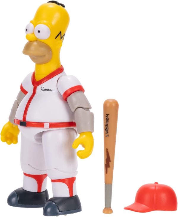 The Simpsons 5 Inch Baseball Homer Figure Wave 3 made by JAKKS Pacific