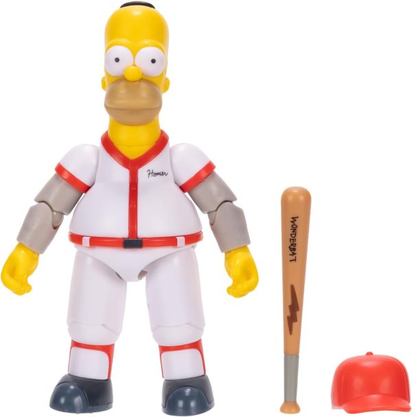 The Simpsons 5 Inch Baseball Homer Figure Wave 3 from JAKKS Pacific