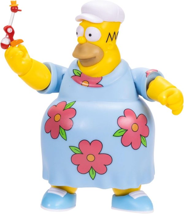 JAKKS Pacific The Simpsons Deluxe King-Size Homer 5 Inch Figure Toys