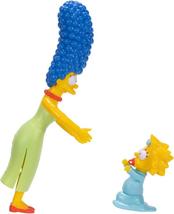 The Simpsons 5 Inch Marge & Maggie Figures Wave 3 made by JAKKS Pacific