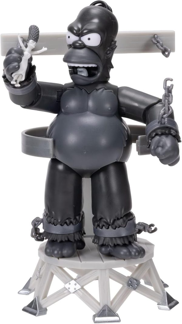 JAKKS Pacific The Simpsons Kong Homer with Mini Marge Premium 5 Inch Figure