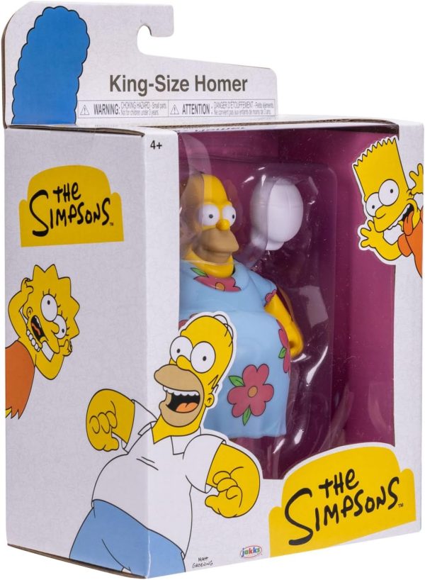 JAKKS Pacific The Simpsons Deluxe King-Size Homer 5 Inch Figure available at Blossom