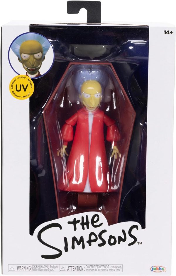 JAKKS Pacific The Simpsons Premium Vampire Mr. Burns 5 Inch Figure Toys