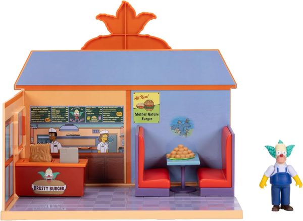The Simpsons Krusty Burger Diorama Playset 2.5 Inch made by JAKKS Pacific