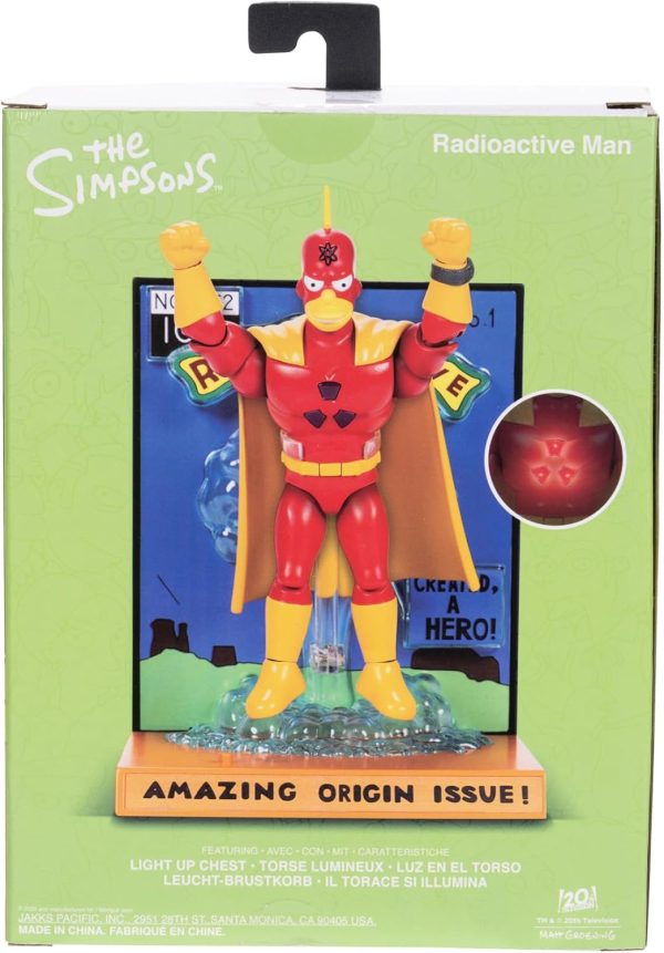 JAKKS Pacific The Simpsons Radioactive Man Premium Figure 2 part of our  collection