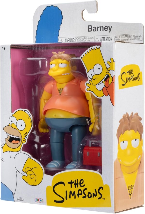 JAKKS Pacific The Simpsons 5 Inch Barney Figure Wave 4 Toys